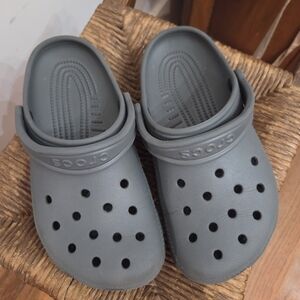 Crocs Kids Classic Gray Clogs